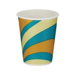Go-Pak Single Wall Cold Paper Cup PE Lined 9oz Assorted (Pack of 1000) D01102