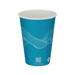 Go-Pak Single Wall Paper Water Cup PE Lined 7oz Blue (Pack of 1000) D01107