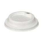Go-Pak Moulded Fibre Coffee Cup Lid 12 to 16oz White (Pack of 1000) D06032
