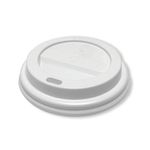 Go-Pak Cup Lid Polypropylene 8oz White (Pack of 100) P10002