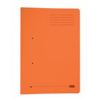 Elba Spring Pocket File Mediumweight Foolscap Orange (Pack of 25) 100090148