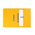 Elba Spring Pocket File Mediumweight Foolscap Yellow (Pack of 25) 100090150