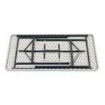 Hoya steel framed table with blow moulded top - 1520 wide