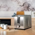 Igenix 2 Slice Toaster 750W Stainless Steel IGT0209SS
