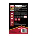 No More Nails Permanent Adhesive Strip 20x40mm Red (Pack of 10) 1507605