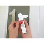 No More Nails Permanent Adhesive Strip 20x40mm Red (Pack of 10) 1507605