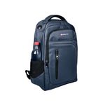 Monolith 15.6 Inch Business Commuter Laptop Backpack USB/Headphone Port Navy Blue 9114B