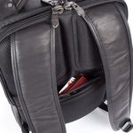 Falcon Laptop Backpack Full Grain Luxury Leather Black FI6705