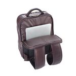 Falcon Laptop Backpack Full Grain Luxury Leather Brown FI6706