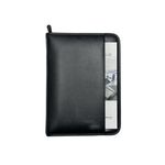 Monolith Leather Look Zipped Ring Binder A4 Black 2926