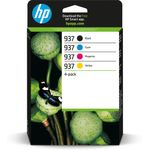 HP 937 Original Ink Cartridge CMYK 4-pack 6C400NE