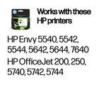 HP 62XL Original Ink Cartridge High Yield Black C2P05AE