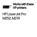 HP 201A Original LaserJet Toner Cartridge Cyan CF401A