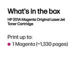 HP 201A Original LaserJet Toner Cartridge Magenta CF403A