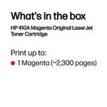 HP 410A Original LaserJet Toner Cartridge Magenta CF413A