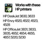 HP 302XL Original Ink Cartridge High Yield Black F6U68AE