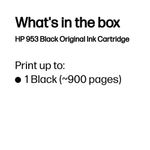 HP 953 Original Ink Cartridge 20-ml Black L0S58AE