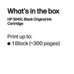 HP 304XL Original Ink Cartridge High Yield Black N9K08AE#BGX