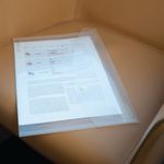 Rapesco Eco Recycled Popper Wallet A4+ Clear (Pack of 20) 1496