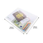 Rapesco Eco Recycled Popper Wallet A5 Clear (Pack of 25) 1500