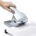 Rapesco Zero-65 Heavy Duty Hole Punch Capacity 65 Sheets Silver 0732