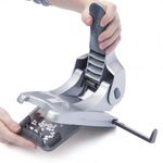 Rapesco Zero-65 Heavy Duty Hole Punch Capacity 65 Sheets Silver 0732