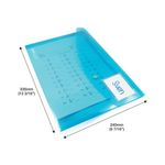 Rapesco Eco Recycled ID Popper Wallet Assorted Bright A4 Transparent (Pack of 5) 0700