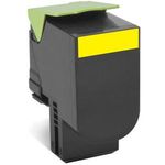 Lexmark CX410 Return Programme 3K Toner Cartridge High Yield Yellow 80C2HY0