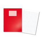 Hamelin Oxford Exercise Book 8mm Lined 80 Page 229x178mm Red (Pack of 100) 400148903