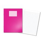 Hamelin Oxford Exercise Book 8mm Lined 80 Page 229x178mm Pink (Pack of 100) 400148906