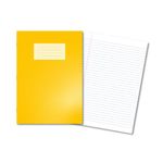 Hamelin Oxford Exercise Book 8mm Lined 64 Page A4 Yellow (Pack of 50) 400148965