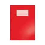 Hamelin Oxford Handwriting Book 4/16mm Lined 80 Page A4 Bright Red (Pack of 50) 400151609