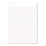 Hamelin Handwriting Book 6/21mm Lined 80 Page A4 Light Blue (Pack of 50) 400185757
