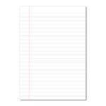 Hamelin Exercise Book 12mm Lined 64 Page A4 Red (Pack of 50) 400109992