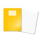 Hamelin Oxford Exercise Book 8mm Lined 80 Page 229x178mm Yellow (Pack of 100) 400136122