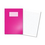 Hamelin Oxford Exercise Book 8mm Lined 80 Page A4 Pink (Pack of 50) 400136168