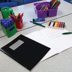 Hamelin Plain Artbook 40 Pages A4 Black (Pack of 50) 400155317