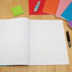 Hamelin Exercise Book 8mm Lined 80 Page A4+ Purple (Pack of 50) 400206239