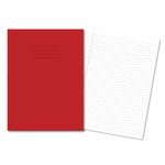 Hamelin Exercise Book 8mm Lined 80 Page A4+ Red (Pack of 50) 400206470