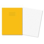 Hamelin Exercise Book 7mm Squared 80 Page A4+ Yellow (Pack of 50) 400206482