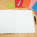 Hamelin Exercise Book 7mm Squared 80 Page A4+ Yellow (Pack of 50) 400206482