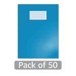 Hamelin Oxford Exercise Book 8mm Lined 80 Page A4+ Light Blue (Pack of 50) 400206513