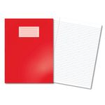 Hamelin Oxford Exercise Book 8mm Lined 80 Page A4+ Red (Pack of 50) 400206515