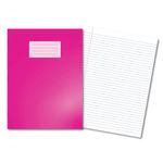 Hamelin Oxford Exercise Book 8mm Lined 80 Page A4+ Pink (Pack of 50) 400206519