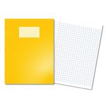 Hamelin Oxford Exercise Book 10mm Squared 80 Page A4+ Yellow (Pack of 50) 400206439