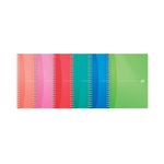 Oxford Office Wirebound Notebook Transparent Assorted A5 (Pack of 5) 100104780