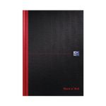Black n' Red Casebound Hardback Notebook Ruled 192 Pages A4 (Pack of 2) 400155360