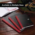 Black n' Red Casebound Hardback Notebook Ruled 192 Pages A4 (Pack of 2) 400155360