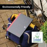 Black n' Red Casebound Hardback Notebook Ruled 192 Pages A4 (Pack of 2) 400155360