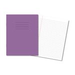 Hamelin Exercise Book 8mm Lined 80 Page 229x178mm Purple (Pack of 100) 100100013